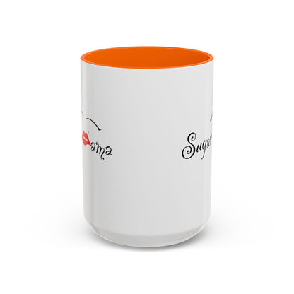 "Sugar Mama" Accent Coffee Mug, 11 Oz and 15 Oz