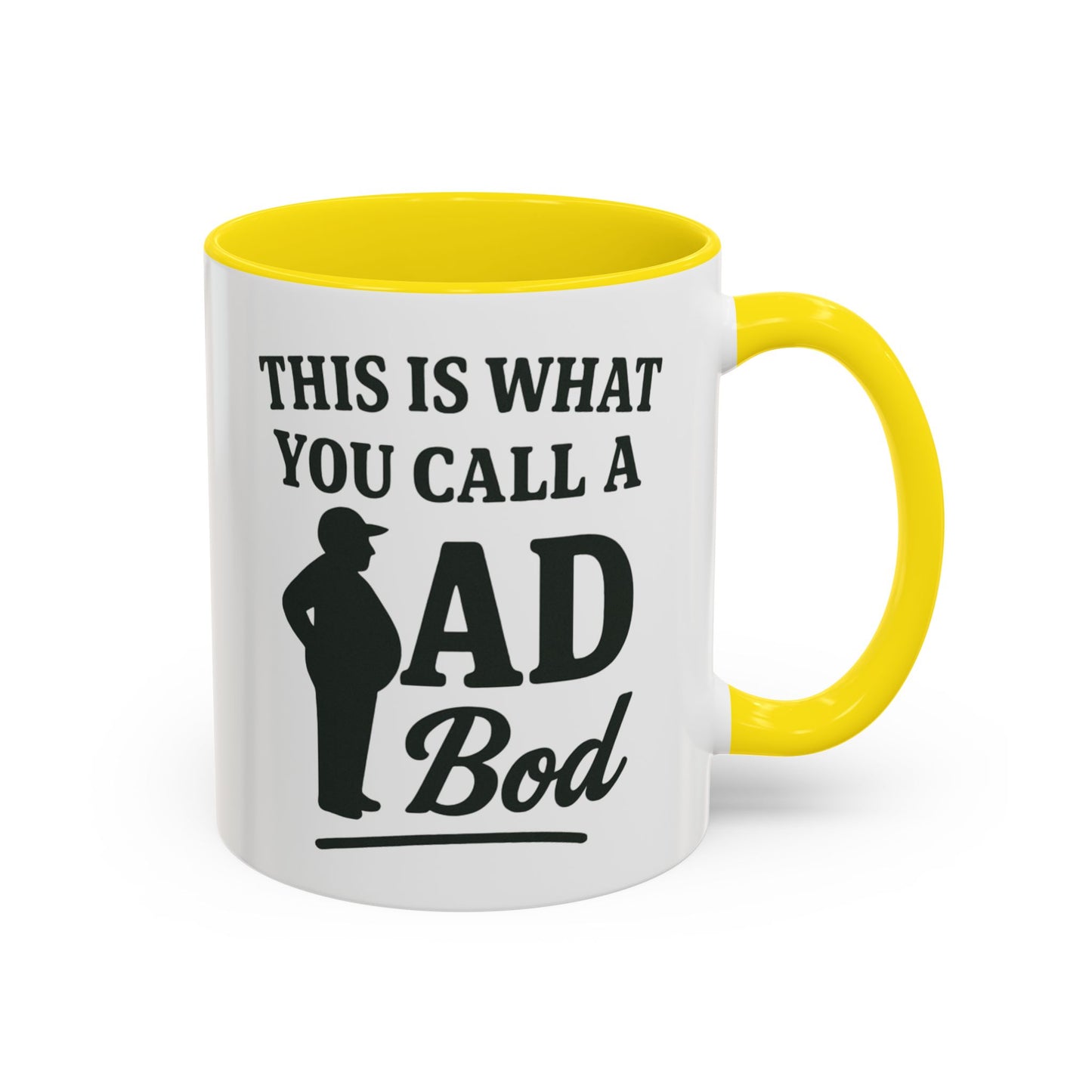 "This is What You Call a Dad Bod" Accent Coffee Mug, 11oz and 15 Oz