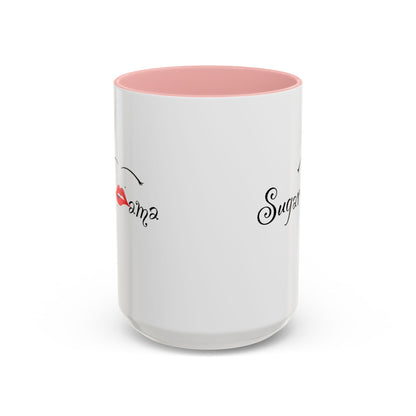 "Sugar Mama" Accent Coffee Mug, 11 Oz and 15 Oz