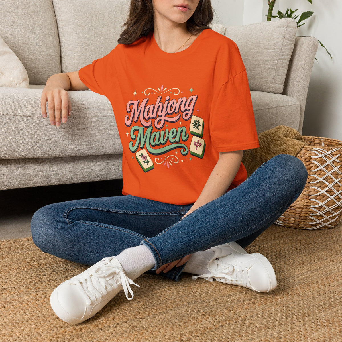 Mahjong Maven T-Shirt 100% Cotton