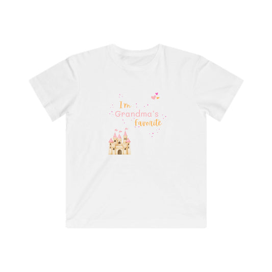 "I'm Grandma's Favorite" Kids Fine Jersey Tee (Unisex)