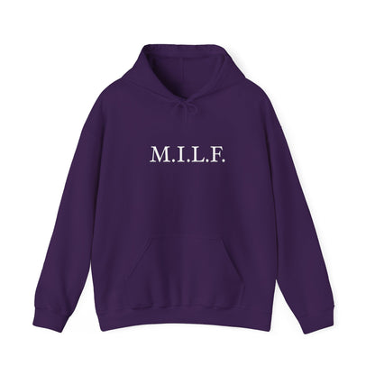 "M.I.L.F." Women's Heavy Blend™ Hoodie Sweatshirt (Unisex)
