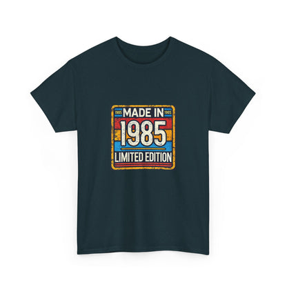 "Made In 1985 Label" 100% Cotton Limited Edition T-Shirt (Unisex)
