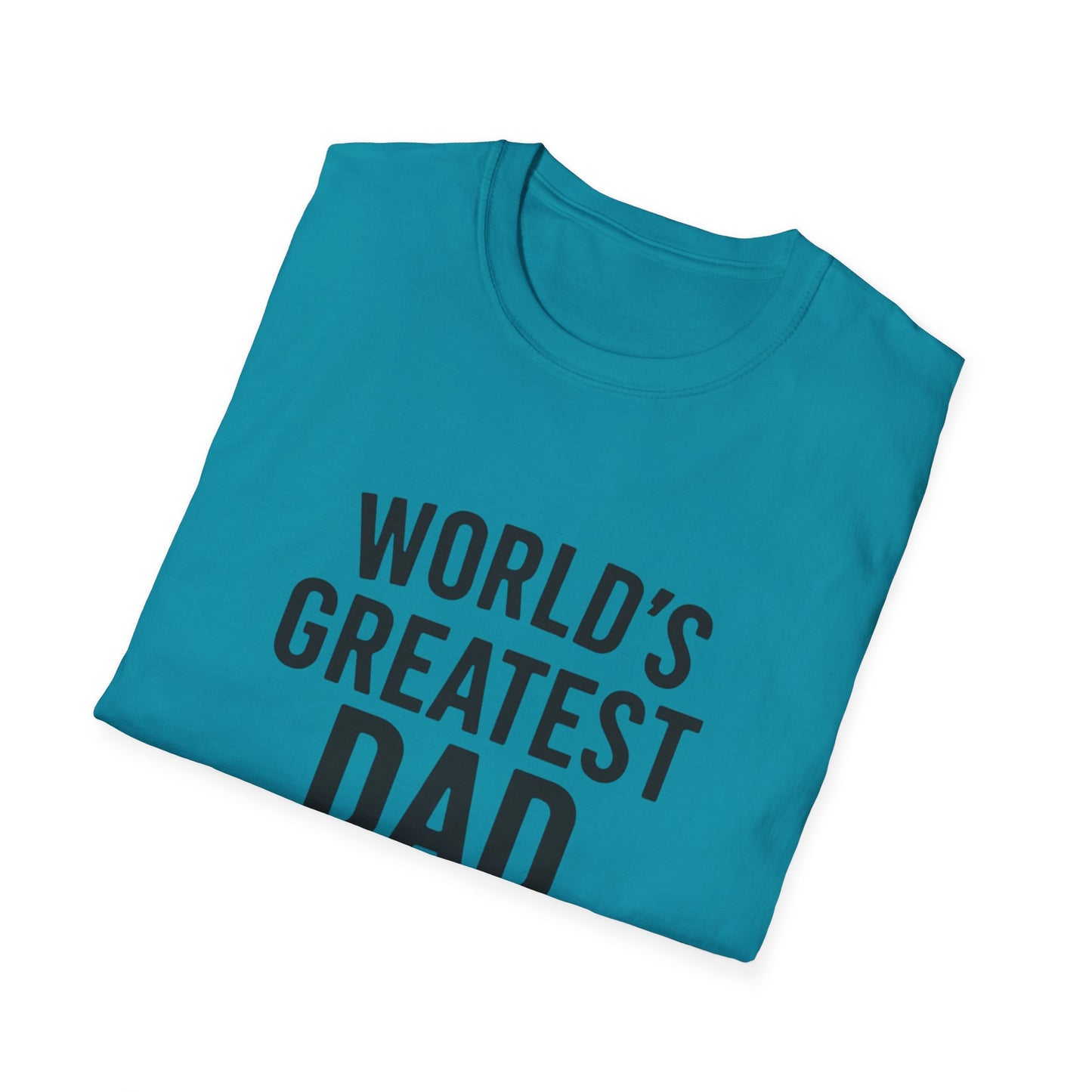Vintage World's Greatest Dad Est 1999 Softstyle T-Shirt