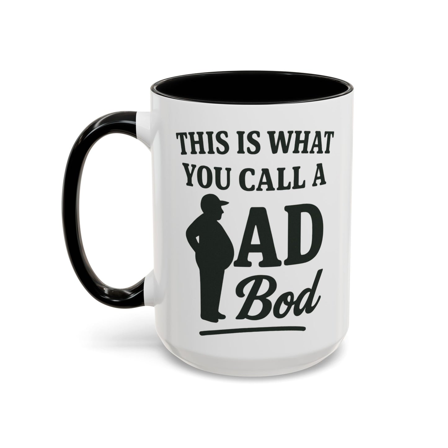 "This is What You Call a Dad Bod" Accent Coffee Mug, 11oz and 15 Oz