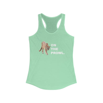 "On The Prowl" Women's Racerback Tank