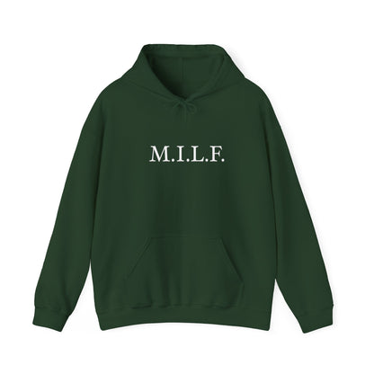"M.I.L.F." Women's Heavy Blend™ Hoodie Sweatshirt (Unisex)