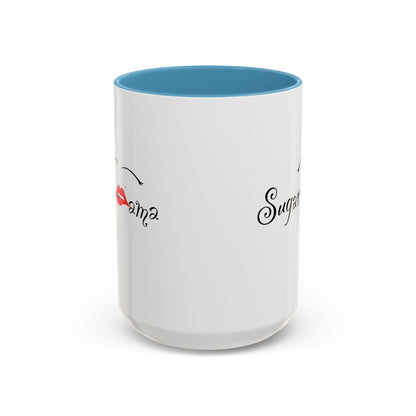"Sugar Mama" Accent Coffee Mug, 11 Oz and 15 Oz
