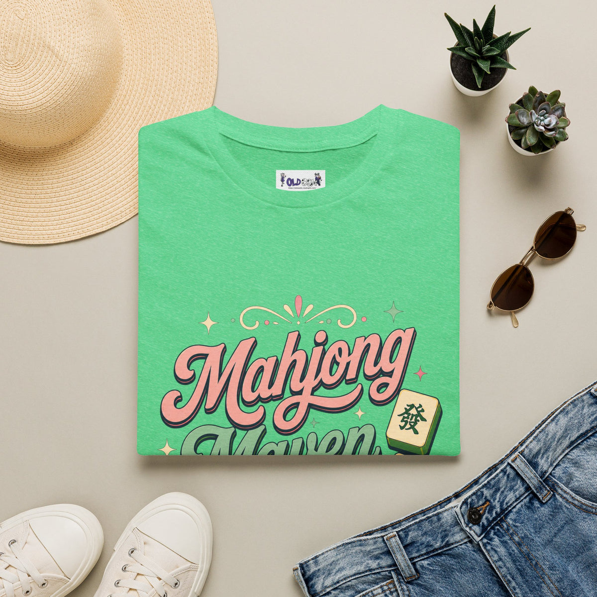 Mahjong Maven T-Shirt 100% Cotton