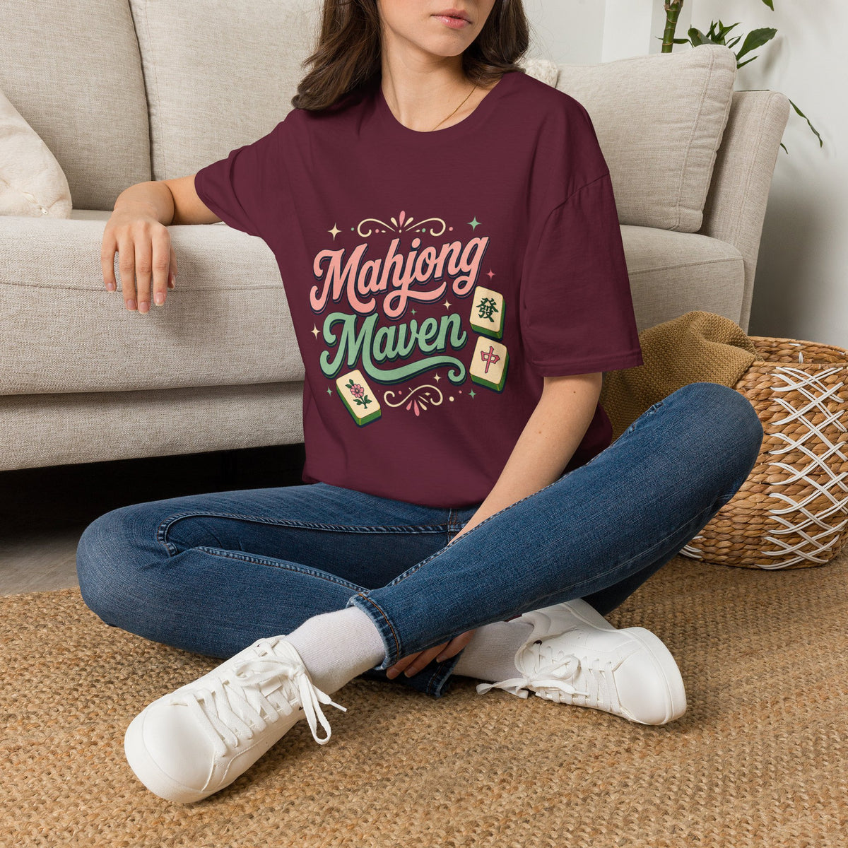 Mahjong Maven T-Shirt 100% Cotton