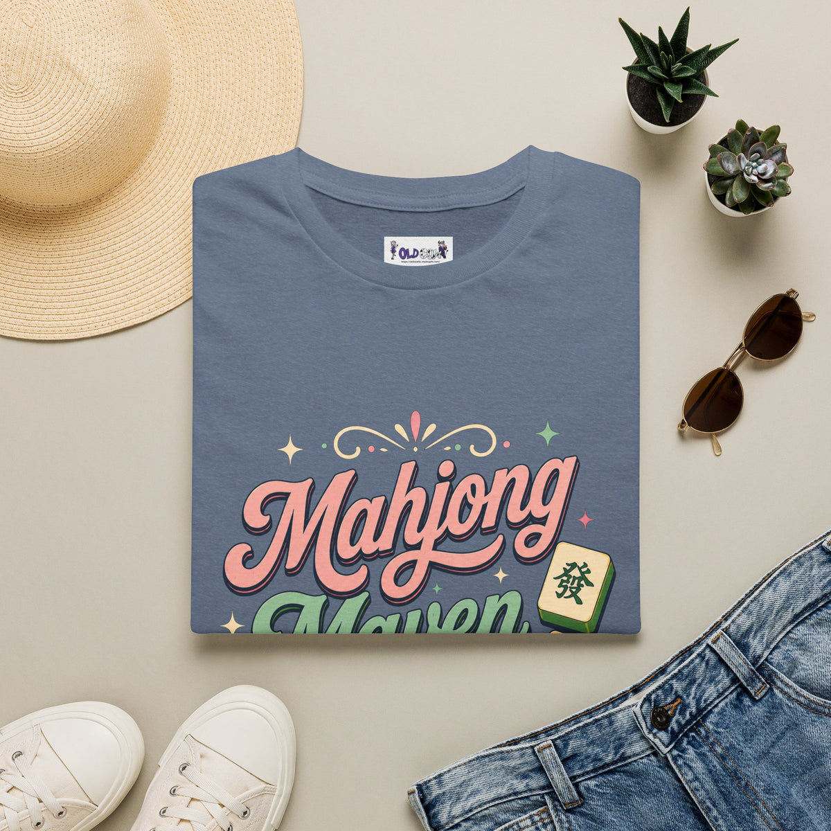 Mahjong Maven T-Shirt 100% Cotton