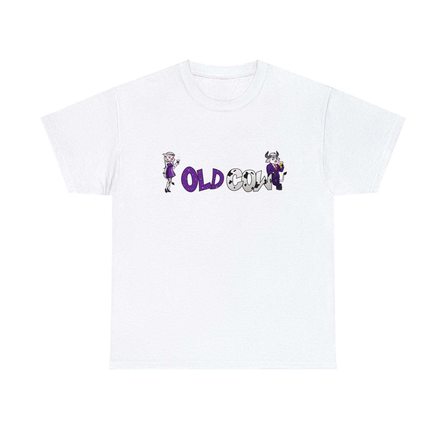 Old Cow Logo 100% Cotton T-Shirt (Unisex)