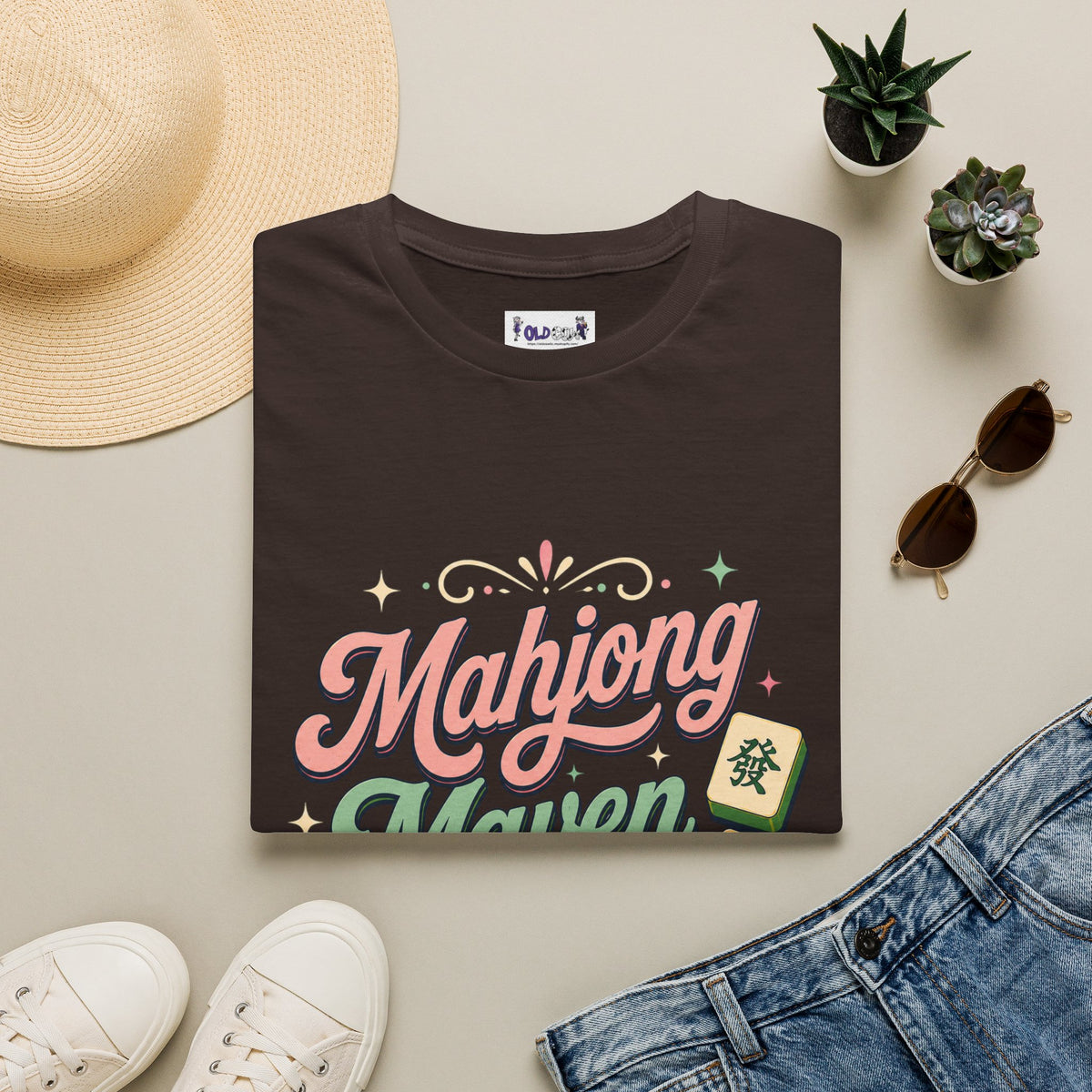 Mahjong Maven T-Shirt 100% Cotton