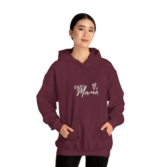 "Baby Mama" Heavy Blend™ Women's Hoodie Sweatshirt