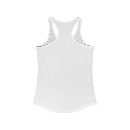 "Cougar" Women's White Racerback Tank