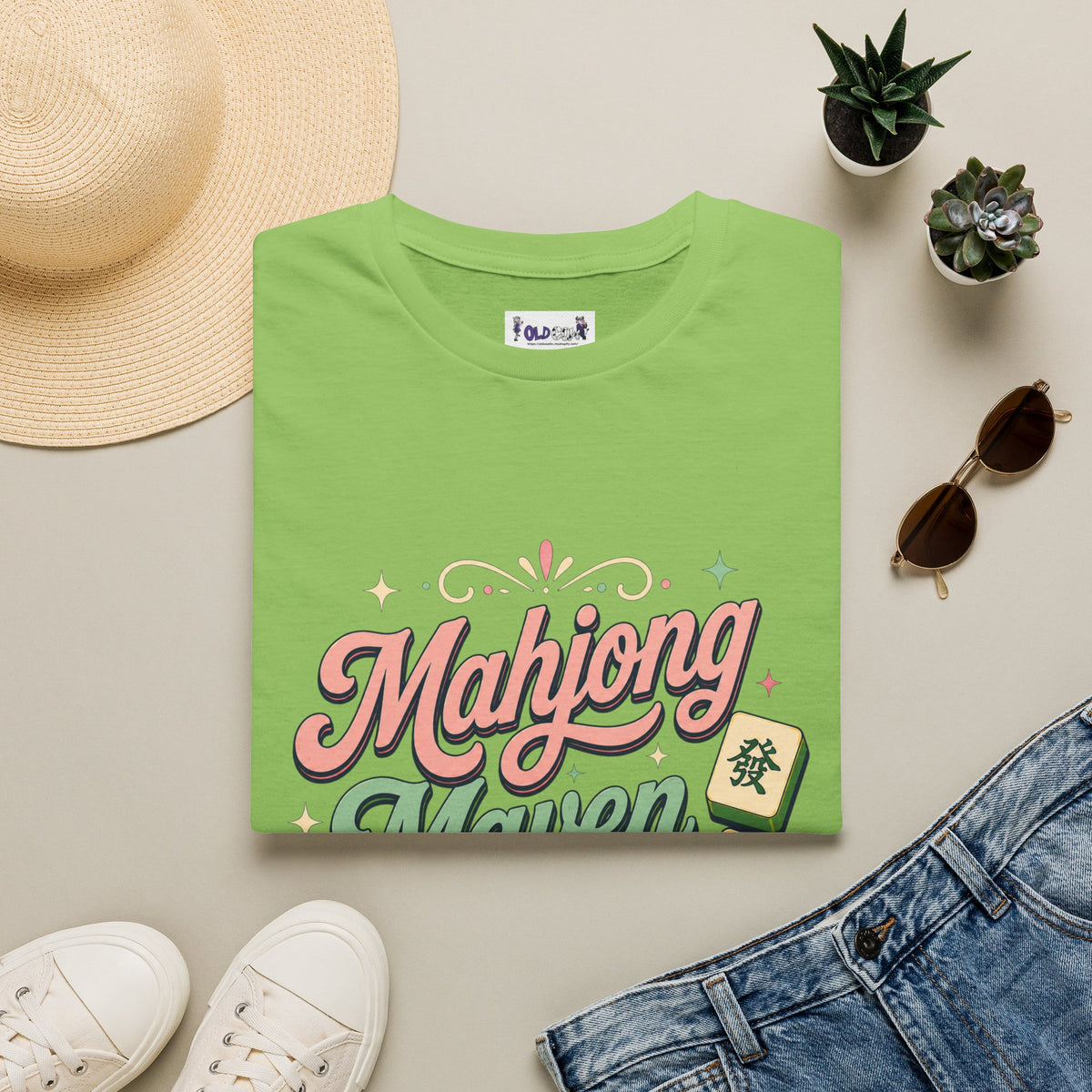 Mahjong Maven T-Shirt 100% Cotton