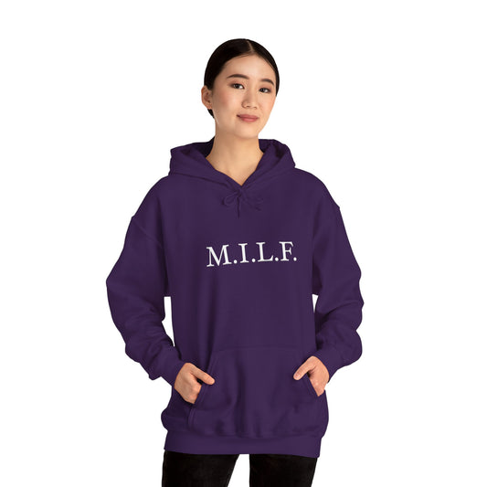 "M.I.L.F." Women's Heavy Blend™ Hoodie Sweatshirt (Unisex)