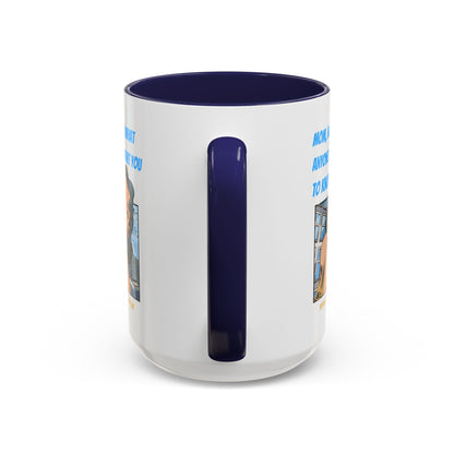 "Mom" Cartoon Accent Coffee Mug, 11 Oz and 15 Oz