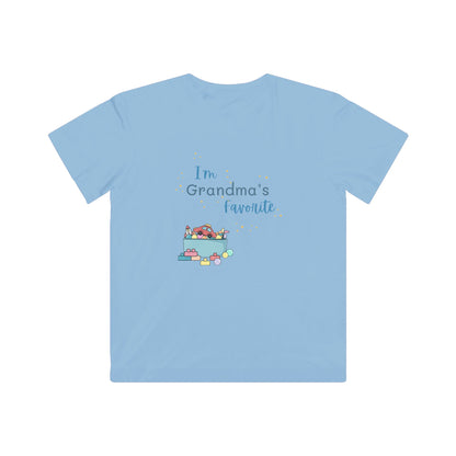 "I'm Grandma's Favorite" Kids Fine Jersey Tee (Unisex)