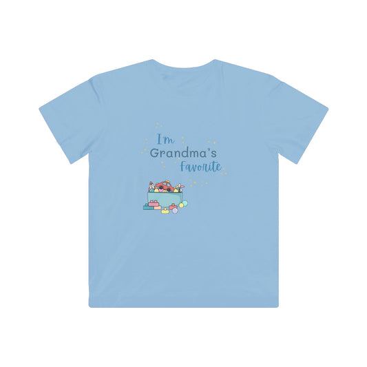 "I'm Grandma's Favorite" Kids Fine Jersey Tee (Unisex)