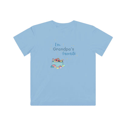 "I'm Grandpa's Favorite" Kids Fine Jersey Tee (Unisex)