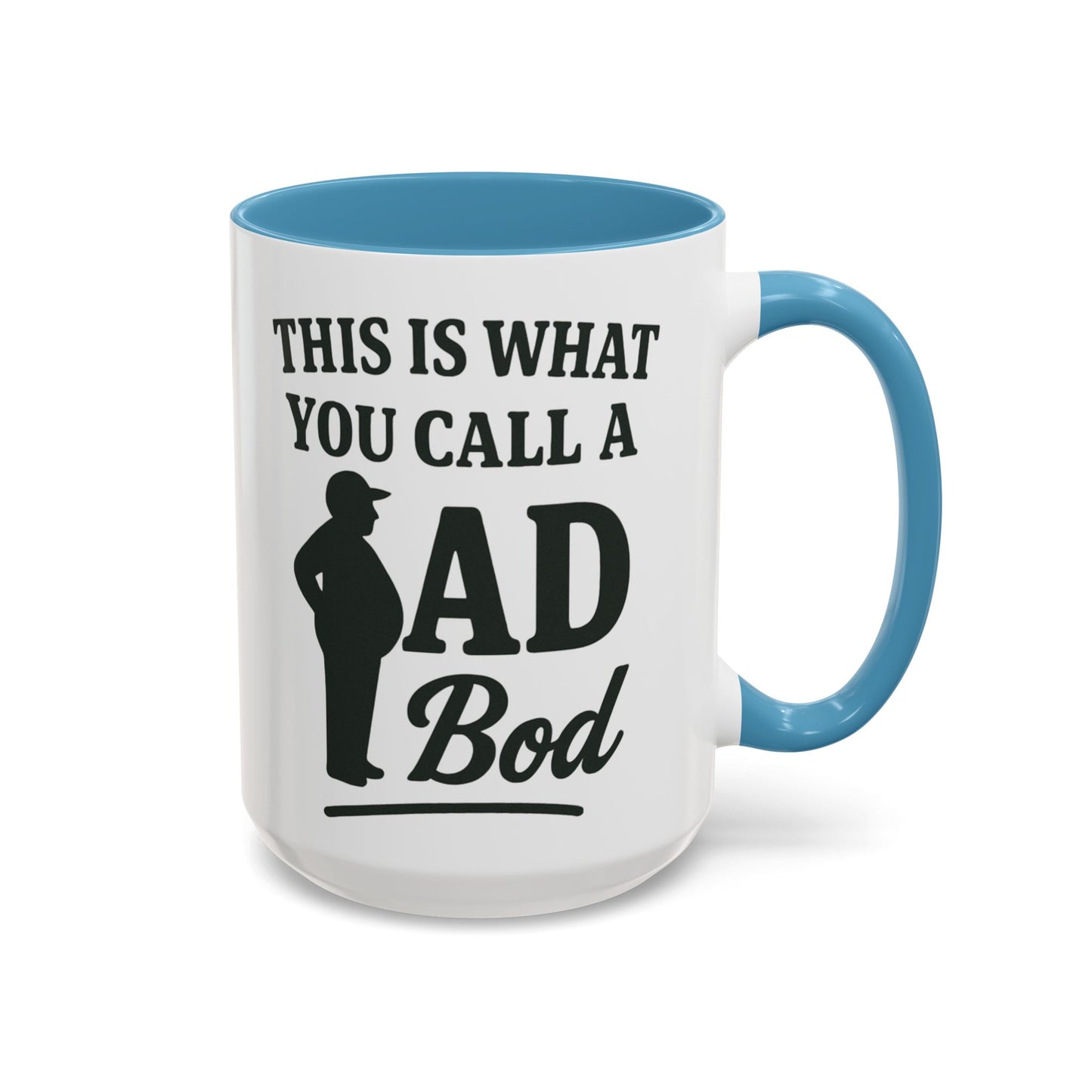 "This is What You Call a Dad Bod" Accent Coffee Mug, 11oz and 15 Oz