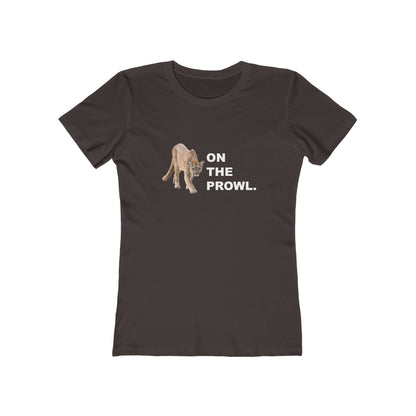 "On The Prowl" 100% Cotton Women's Boyfriend T-Shirt