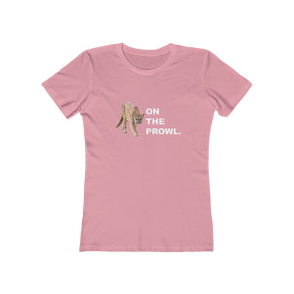 "On The Prowl" 100% Cotton Women's Boyfriend T-Shirt