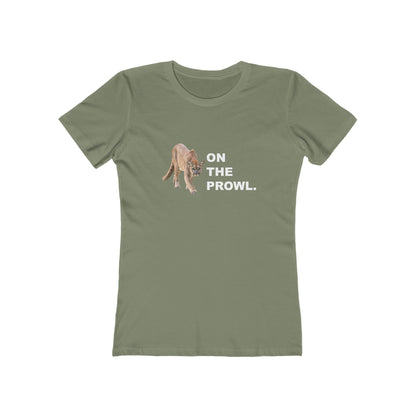 "On The Prowl" 100% Cotton Women's Boyfriend T-Shirt