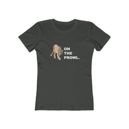 "On The Prowl" 100% Cotton Women's Boyfriend T-Shirt