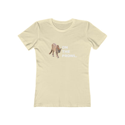 "On The Prowl" 100% Cotton Women's Boyfriend T-Shirt