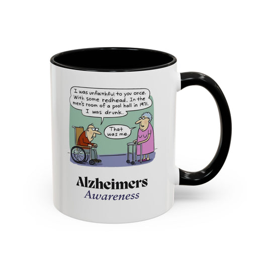 "Alzheimers Awareness" Accent Coffee Mug, 11 Oz and 15 Oz