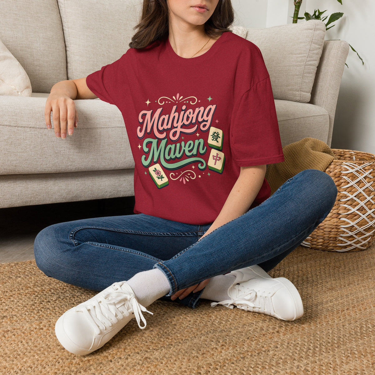 Mahjong Maven T-Shirt 100% Cotton