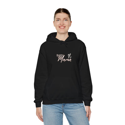 "Baby Mama" Heavy Blend™ Women's Hoodie Sweatshirt