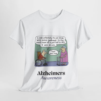 "Alzheimers Awareness" 100% Cotton T-Shirt (Unisex)