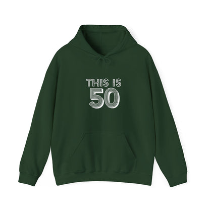 "This Is 50"  Heavy Heavy Blend™ Sweatshirt (Unisex)