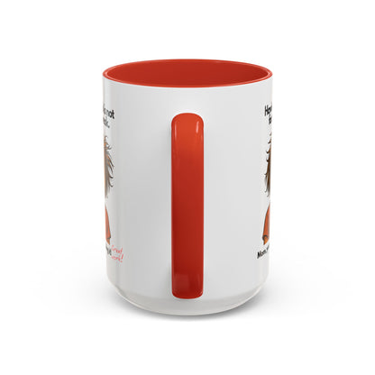 "Having Kids Is Not For The Weak" Accent Coffee Mug, 11 Oz and 15 Oz