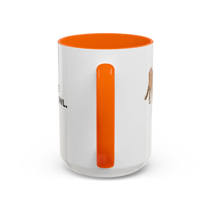"On The Prowl" Accent Coffee Mug, 11 Oz and 15 Oz