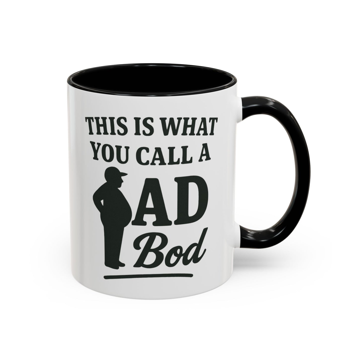"This is What You Call a Dad Bod" Accent Coffee Mug, 11oz and 15 Oz