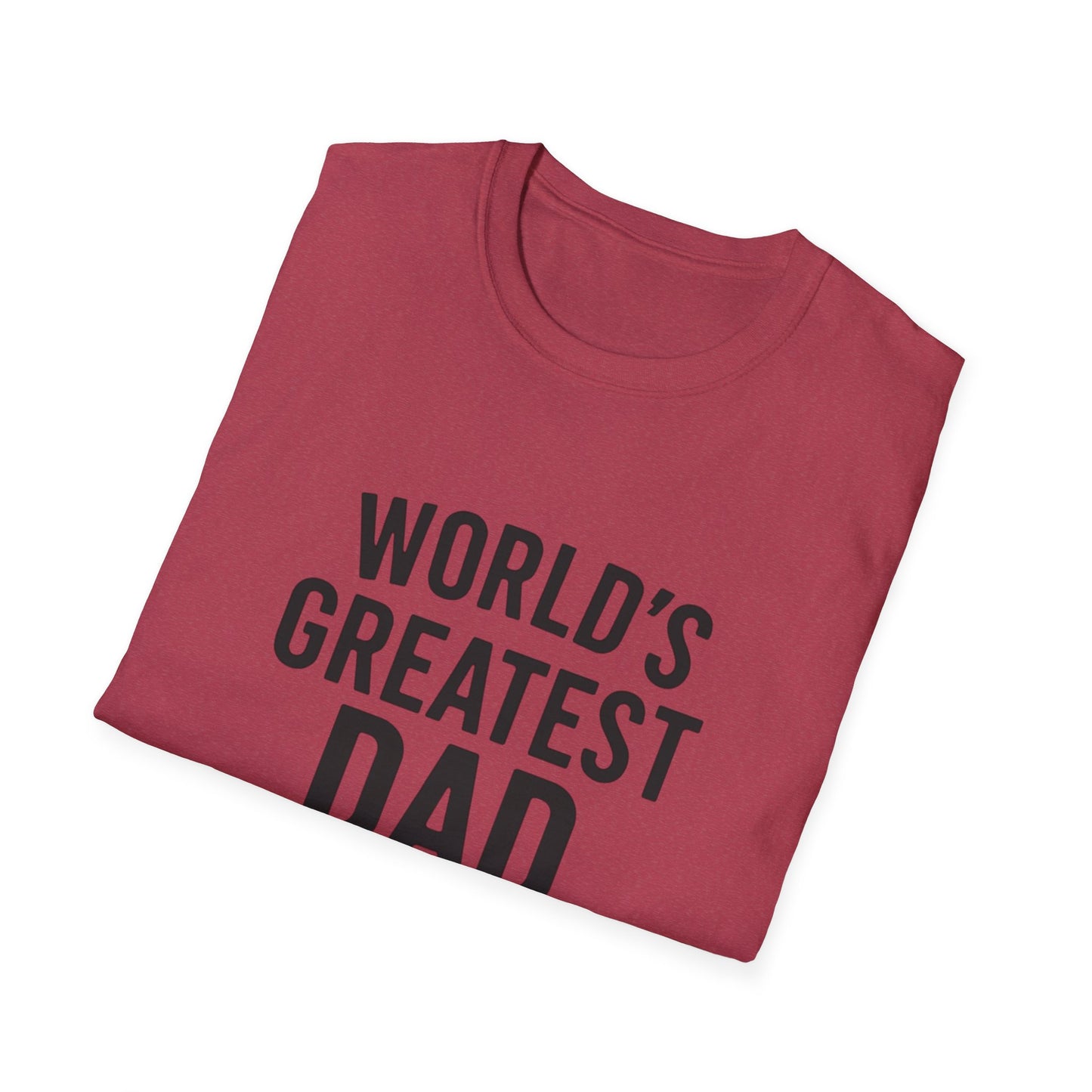 Vintage World's Greatest Dad Est 1999 Softstyle T-Shirt