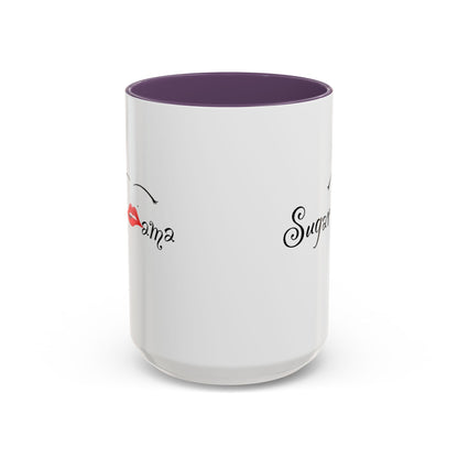 "Sugar Mama" Accent Coffee Mug, 11 Oz and 15 Oz