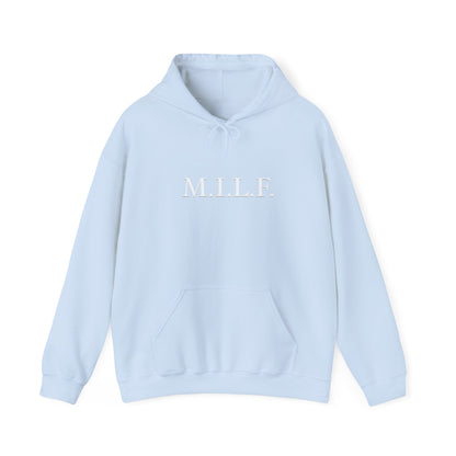 "M.I.L.F." Women's Heavy Blend™ Hoodie Sweatshirt (Unisex)