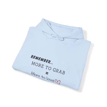 "More To Grab = More To Love, Menopause" Heavy Blend™ Hoodie Sweatshirt