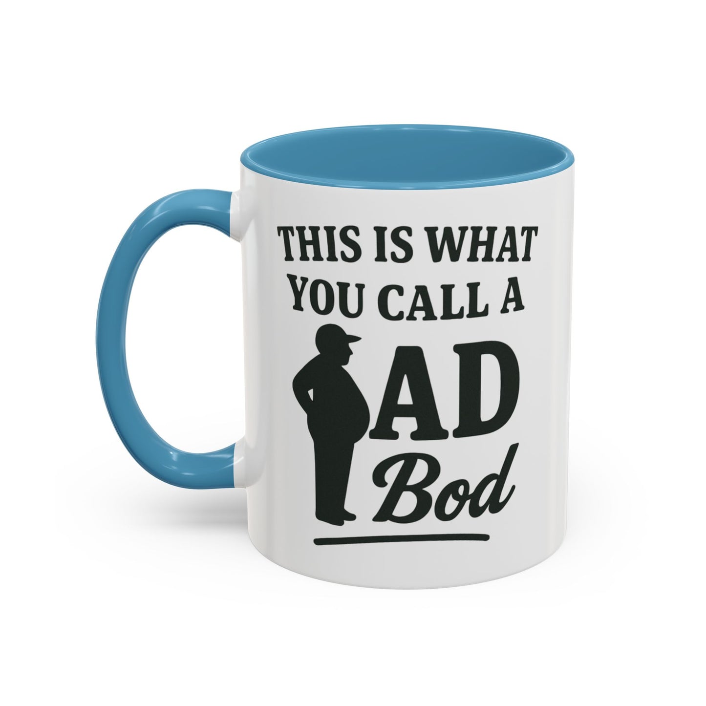 "This is What You Call a Dad Bod" Accent Coffee Mug, 11oz and 15 Oz