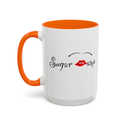 "Sugar Mama" Accent Coffee Mug, 11 Oz and 15 Oz