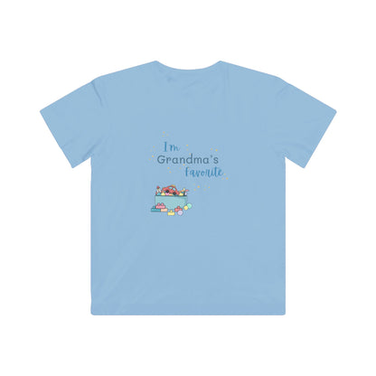 "I'm Grandma's Favorite" Kids Fine Jersey Tee (Unisex)