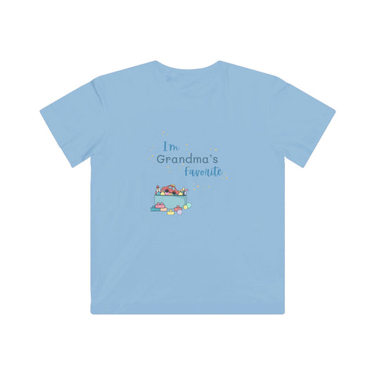 "I'm Grandma's Favorite" Kids Fine Jersey Tee (Unisex)