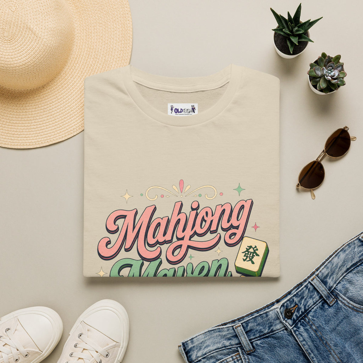 Mahjong Maven T-Shirt 100% Cotton