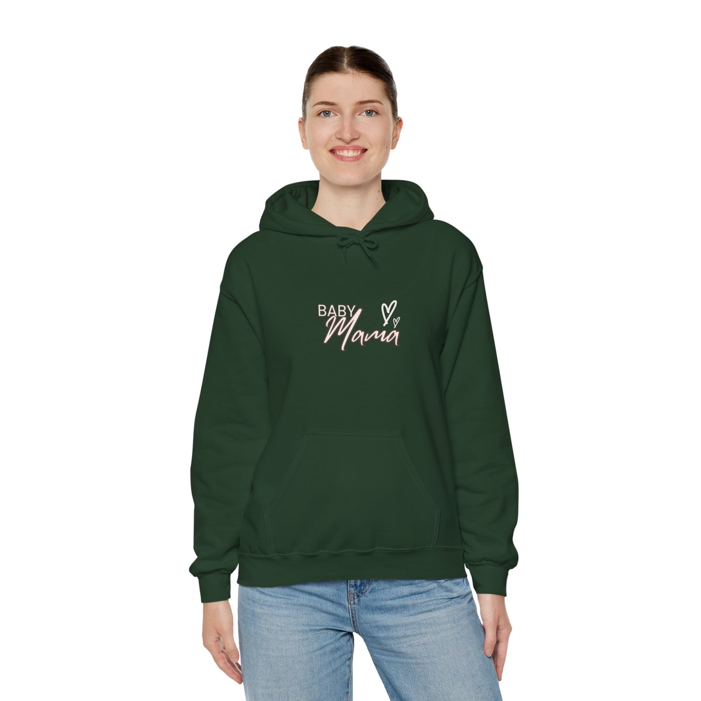 "Baby Mama" Heavy Blend™ Women's Hoodie Sweatshirt