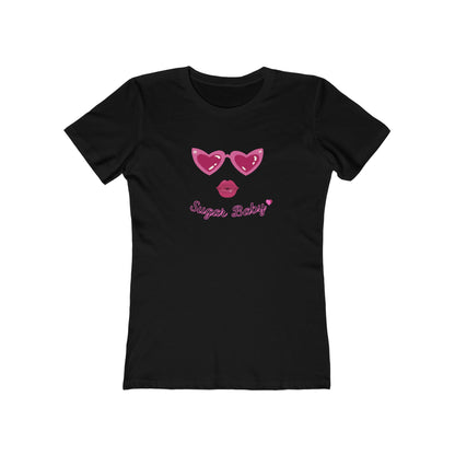"Sugar Baby" 100% Cotton Women's Boyfriend T-Shirt